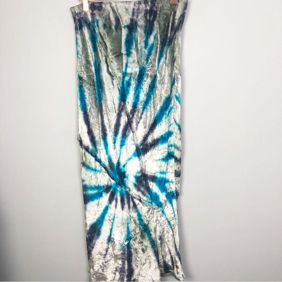 FREE PEOPLE | Serious Swagger Velvet Midi Elastic Waist Skirt Women’s Size Small - Picture 9 of 11